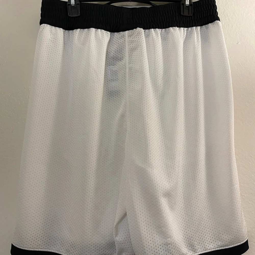 Under Armour Project Rock Iron Paradise White Mesh Shorts Size Large